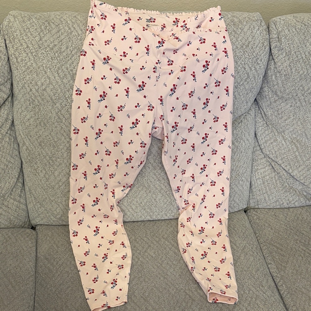 All in Motion Pink Floral Leggings